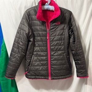 The North Face Kids Jacket in Pink and Gray